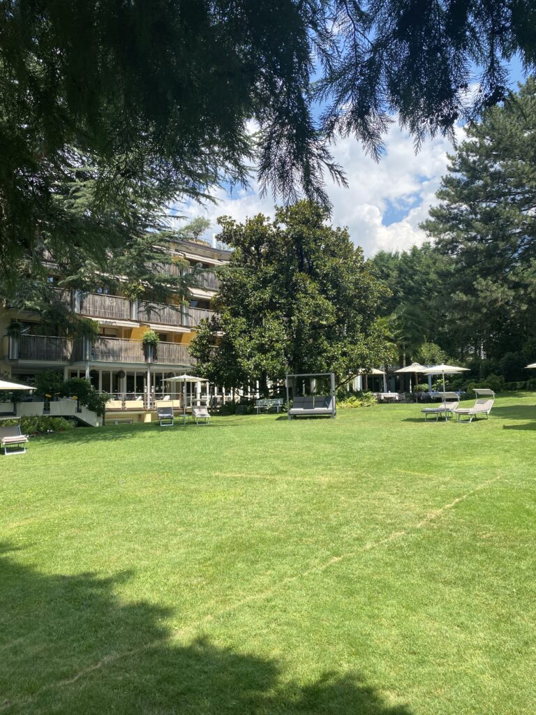 Der Park im Hotel Mignon Meran Park & Spa